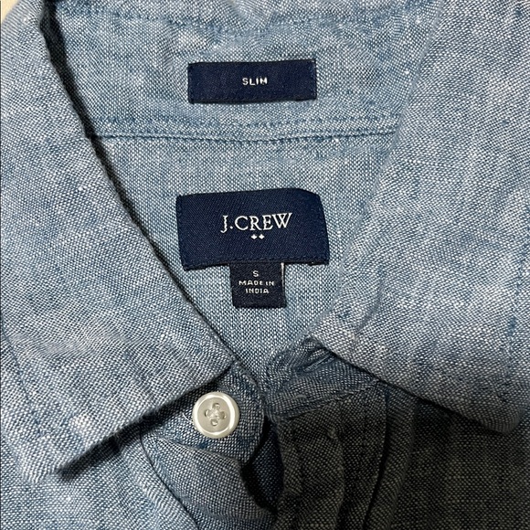 J. Crew Light Blue Casual Button Down Shirt - Picture 2 of 4